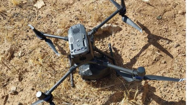  الجيش: إسقاط مسيرة محملة بمواد مخدرة قادمة من سوريا