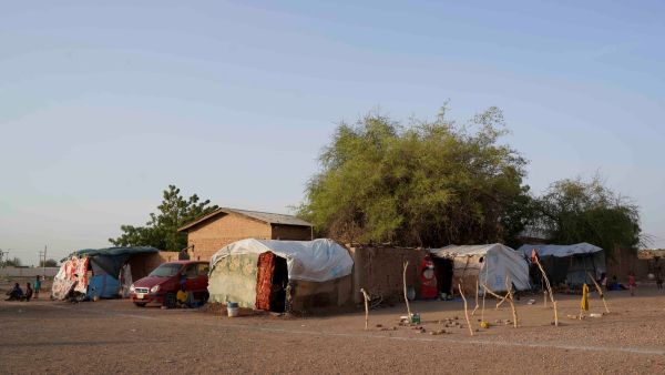 Internally displaced Sudanese reside in the Hasahisa secondary school on July 10, 2023, transformed to house people fleeing violence in the war-torn country. (Photo by AFP) Sudan