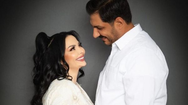 ديانا كرزون و زوجها الإعلامي الأردني معاذ العمري