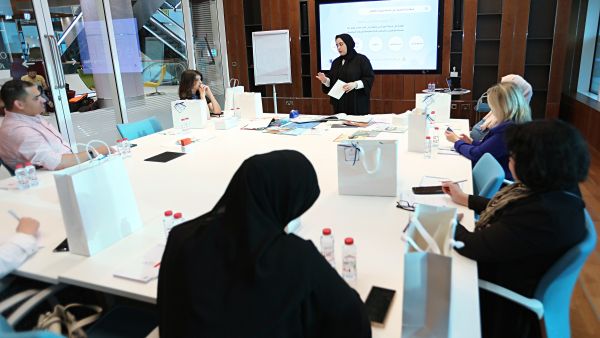 During the event Dubai International Program for Writing Hosts Workshop on Creating Illustrations for Children’s Stories