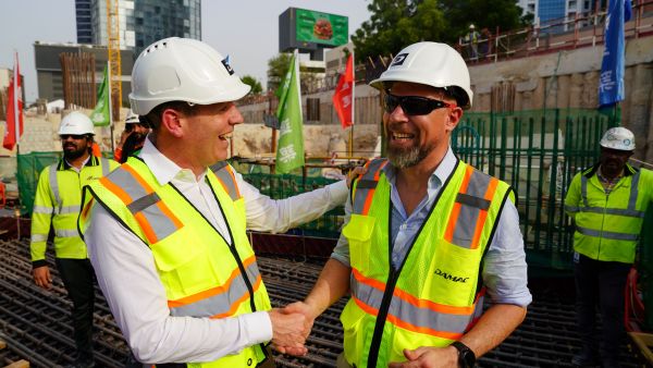 During the event DAMAC’s Cavalli Tower Reaches New Construction Milestone