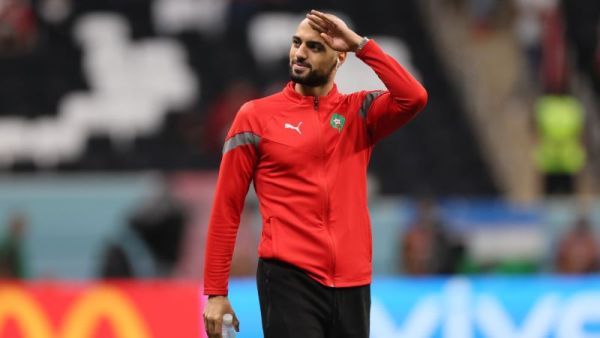 Sofyan Amrabat (Photo by KARIM JAAFAR / AFP)