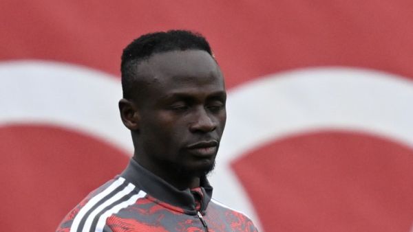 Bayern Munich's Senegalese forward Sadio Mane attends a training session on the eve of the UEFA Champions League quarter-final, second leg football match between Bayern Munich and Manchester City in Munich, southern Germany on April 18, 2023. (Photo by Christof STACHE / AFP)
