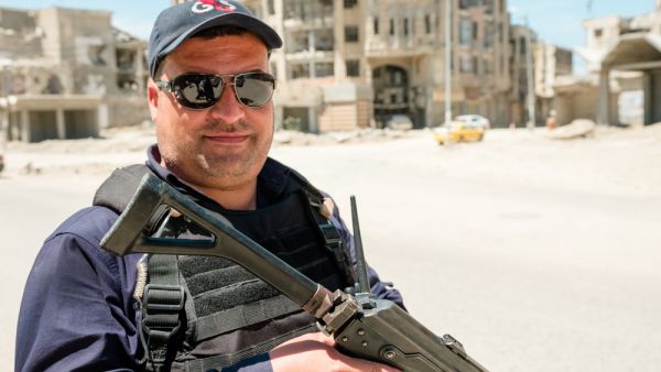 ضابط عراقي في الموصل- ارشيف