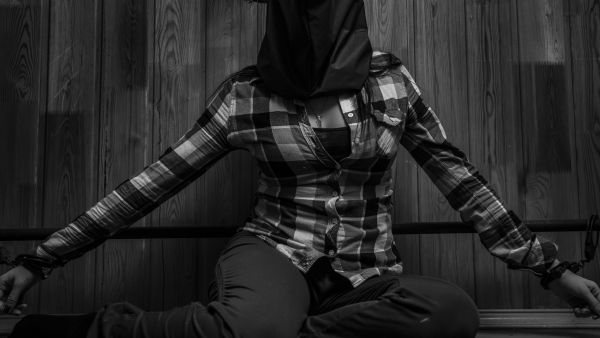  bound his daughter with iron chains