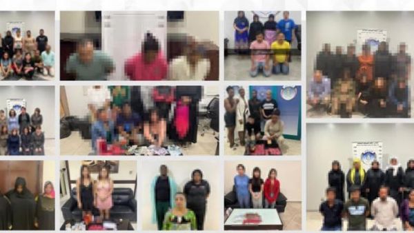  تم اعتقال المضبوطين في "12 قضية مختلفة بتهمة ممارسة الأعمال المنافية للآداب العامة 