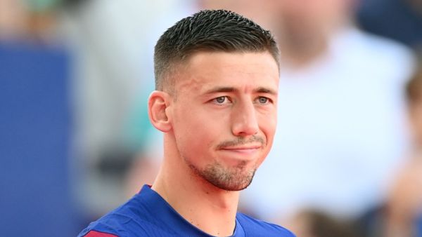 Barcelona's French defender #12 Clement Lenglet arrives for the 58th Joan Gamper Trophy football match between FC Barcelona and Tottenham Hotspur FC at the Estadi Olimpic Lluis Companys in Barcelona on August 8, 2023. (Photo by Pau BARRENA / AFP)