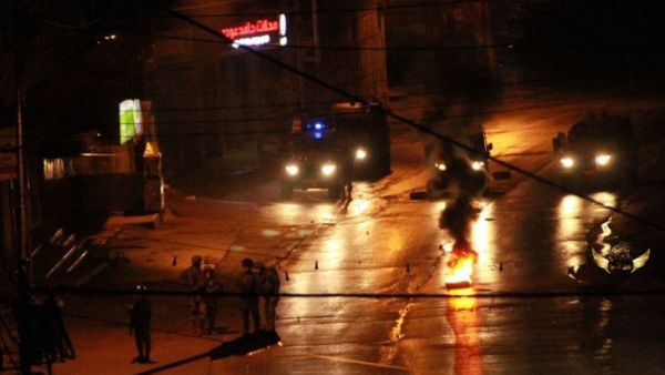 اشتباكات بين الفلسطينيين وقوات الإحتلال شرق مدينة نابلس