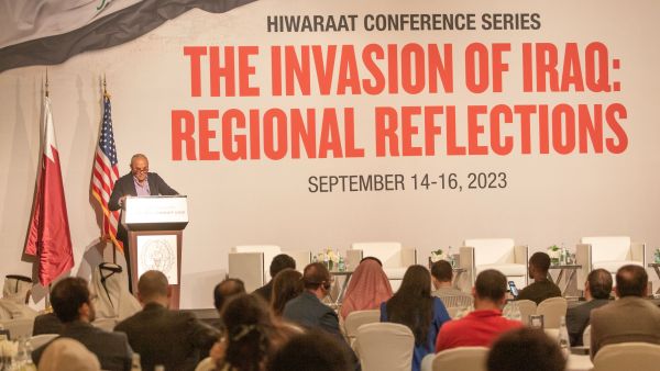 During the event Breaking with History: Georgetown University in Qatar’s Iraq Conference Envisions a Future without War and Conflict