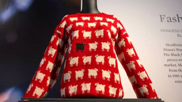 Princess Diana's Iconic sweater sets auction record at $1.1M