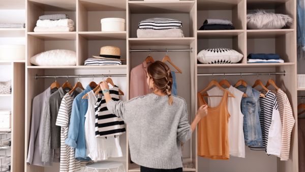woman's wardrobe