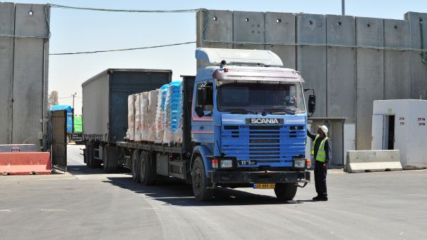goods from Gaza to the occupied West Bank