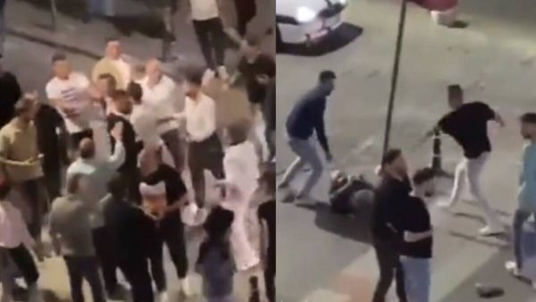  السائح الكويتي سقط على الأرض مغشياً عليه بلا حراك