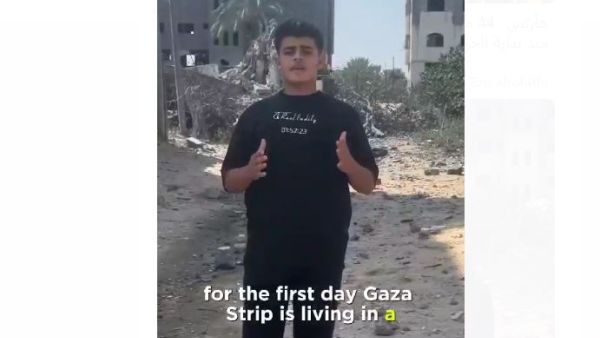 نجل وائل الدحدوح الذي استشهد امس الاربعاء