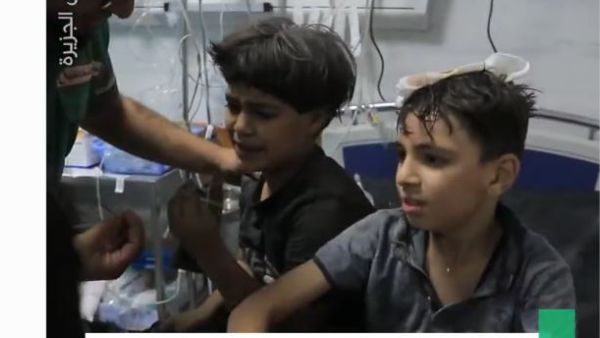 اطفال غزة ذاقو الويلات بسبب العدوان الاسرائيلي