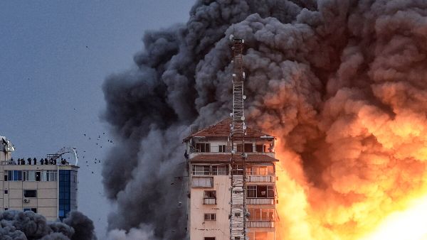  Striking Residential Tower in Gaza