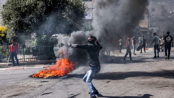 Palestinian protesters