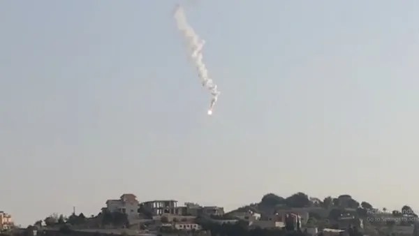 بالفيديو: حزب الله يقصف مواقع اسرائيلية بصواريخ موجهة