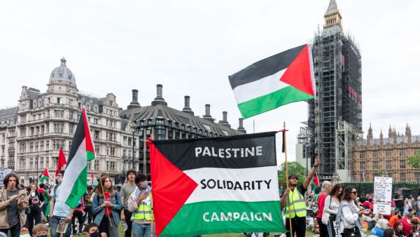 مظاهرات مؤيدة لفلسطين تجوب لندن