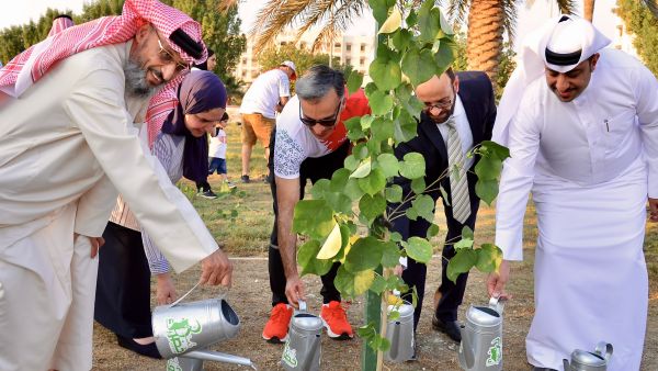 During the event NBB Participates in Launching the Third Phase of ‘Forever Green’ by Inaugurating Al-Estiqlal Jogging Park