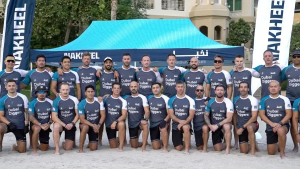 "نخيل" ترعى فريق سباق قوارب التنين الإماراتي "دبي ديجرز"