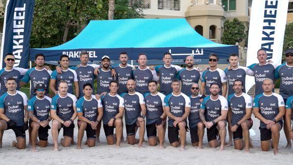 During the event Nakheel sponsors UAE dragon boat racing team The Dubai Diggers