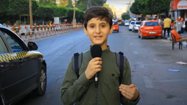 Young Palestinian YouTuber Awni Eldous