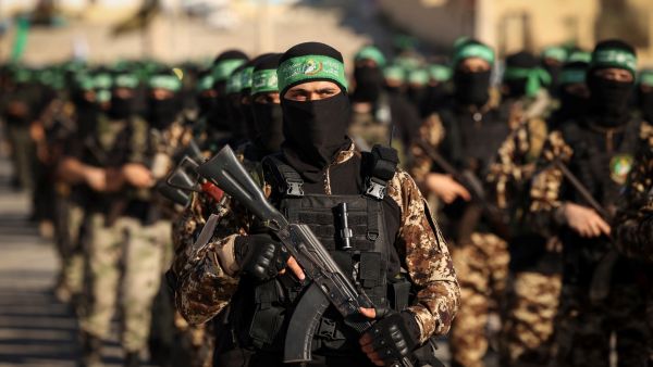مقاتلون من حركة حماس في قطاع غزة