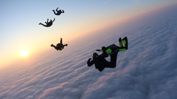 skydiving