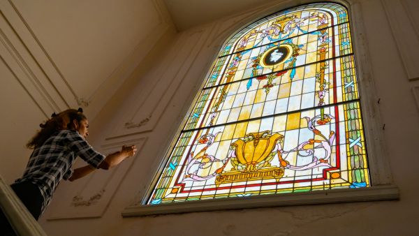 stained glass windows