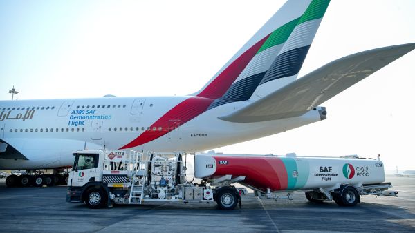 Emirates world’s first airline to operate A380 demonstration flight with 100% Sustainable Aviation Fuel