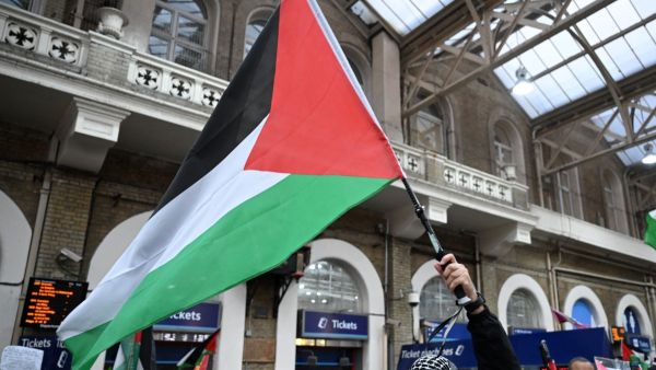 تظاهرة مؤيدة للقضية الفلسطينية