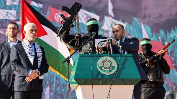 يحيى السنوار مسؤول حركة حماس في قطاع غزة
