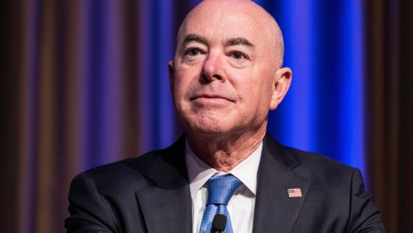 House blocks impeachment of Alejandro Mayorkas, the homeland security secretary. (Lev Radin/ Shutterstock)