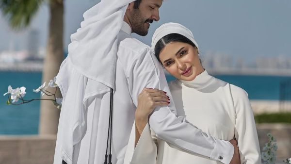 حنين الصيفي مع زوجها 