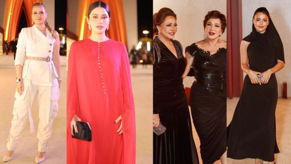في الجونة الفنانات يواصلن رحلة أناقتهن بإطلالات خاطفة باللون الأسود