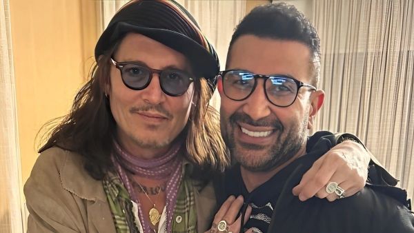 جوني ديب وأحمد سعد