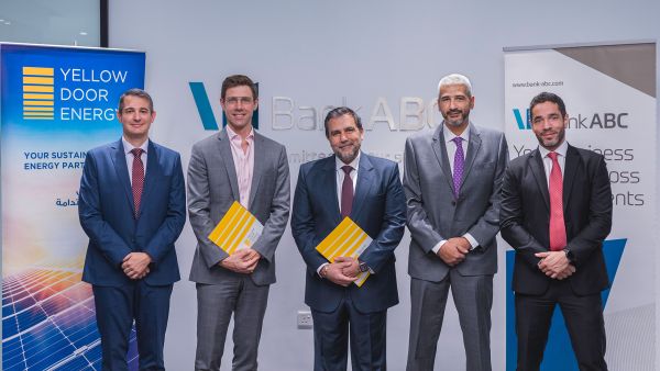 Bank ABC and Yellow Door Energy sign multi-million-dollar agreement to finance Majid Al Futtaim’s solar power projects in three countries