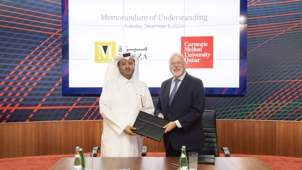 During the event Carnegie Mellon Qatar and MEEZA sign memorandum of understanding