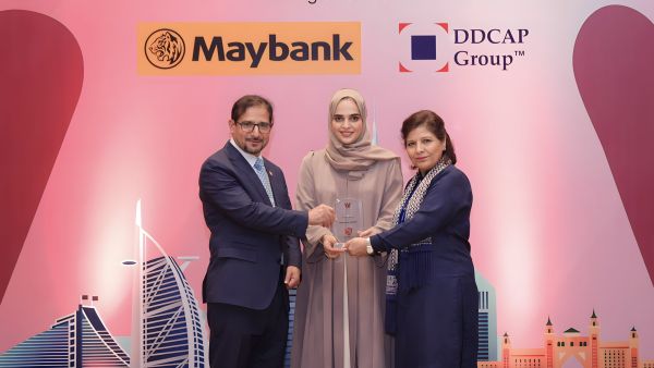 During the event. Ajman Bank’s Head of Marketing Wins Prestigious WOMANi 2023 Award by Cambridge IFA