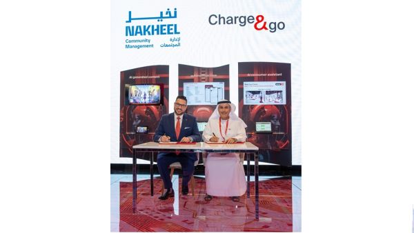 During the event. Nakheel Community Management signs  MoU with Etisalat Services Holding