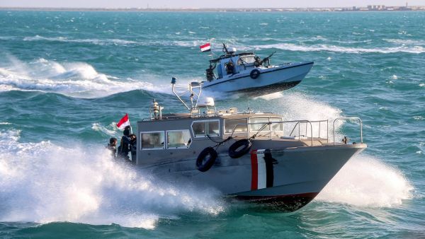 Yemeni navy forces