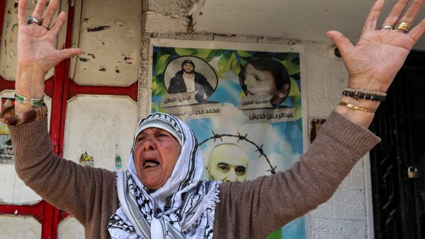 Palestinian elderly woman