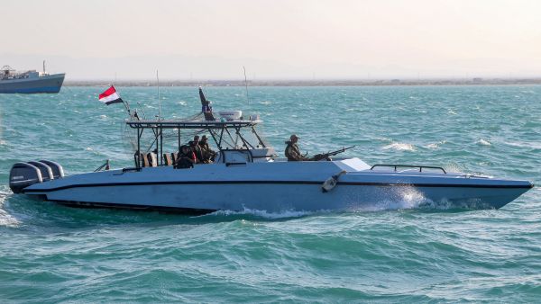 Yemeni navy in the Red Sea
