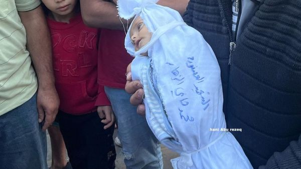 Muhammad Hani Al-Zahar, a 5-month-old Palestinian baby killed in Israeli attack. (Instagram/ Hani Abu rezeq) Muhammad Hani Al-Zahar, Palestinian baby