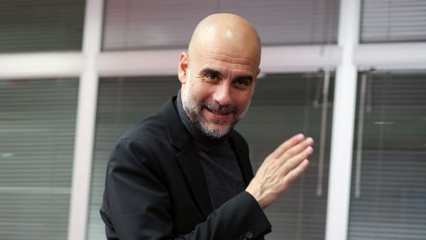 Mancherster City's Spanish head coach Pep Guardiola leaves after a press conference in Belgrade on December 12, 2023 on the eve of the UEFA Champions League 1st round, day 6, Group G football match berween Crvena Zvezda Beograd and Manchester City. (Photo by PEDJA MILOSAVLJEVIC / AFP)
