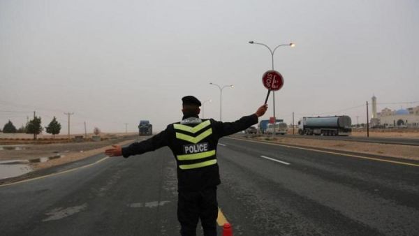 شرطي اردني يطار سائق شاحنة والنهاية مأساوية