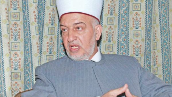 وزير الأوقاف وخطيب المسجد الأقصى السابق، الشيخ يوسف سلامة