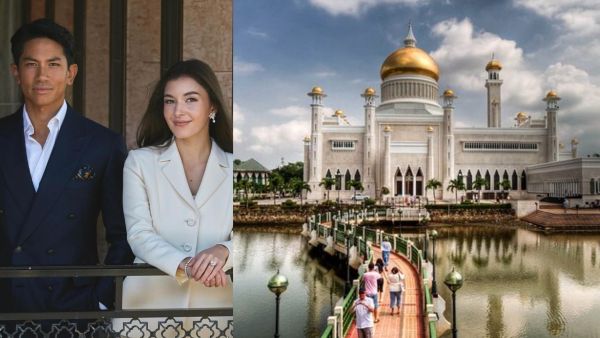 مسجد السلطان عمر علي سيف الدين - الأمير عبد المتين وخطيبته 
