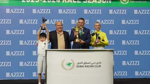 During the event. Azizi Developments sponsors 5th meeting of the Dubai Racing Carnival